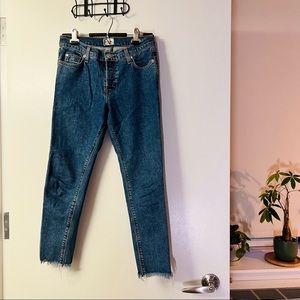 Hudson Jeans Riley Luxe Crop Raw Hem Jeans